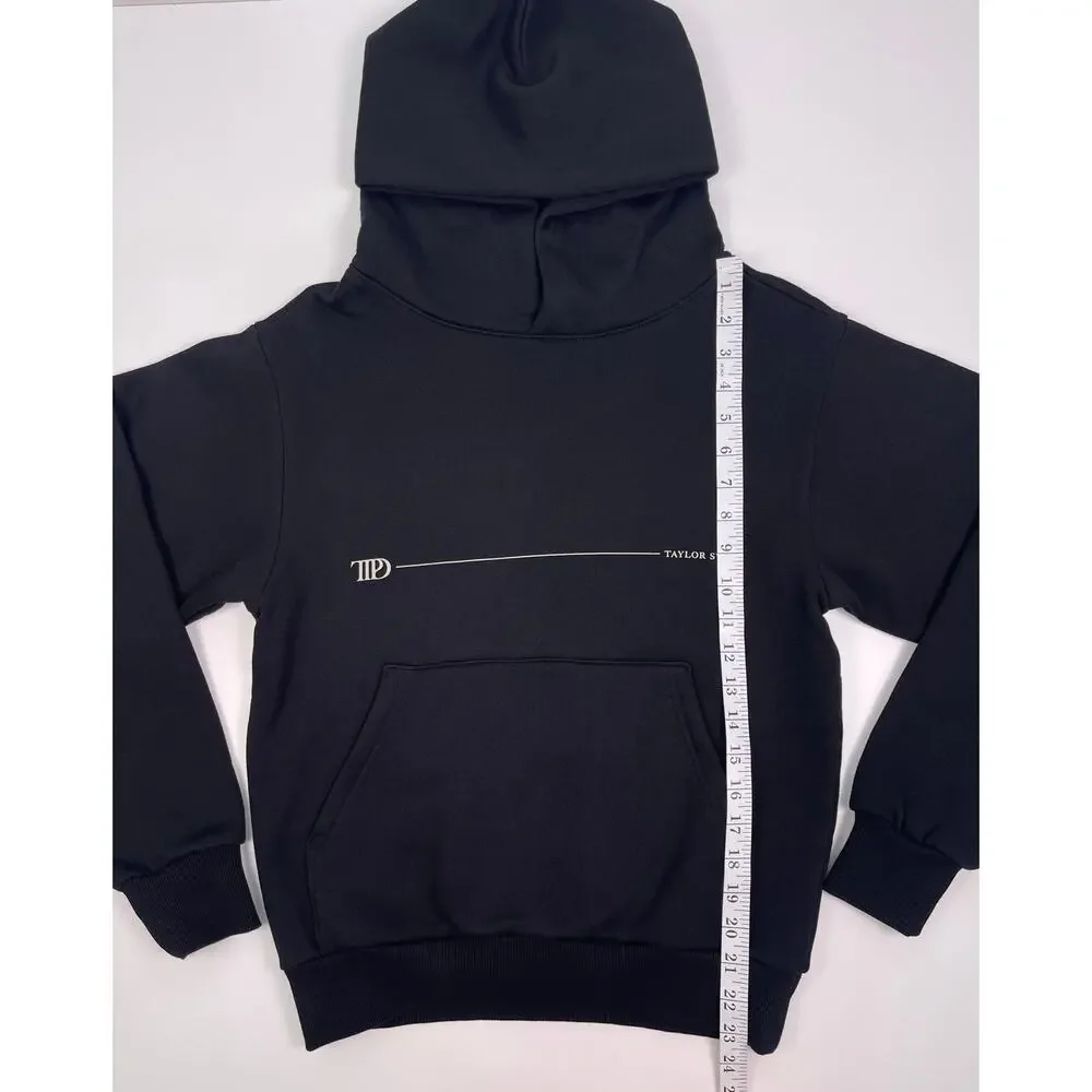Taylor Swift The Tortured Poets Department Black Hoodie XS Official Merch - Picture 7 of 8